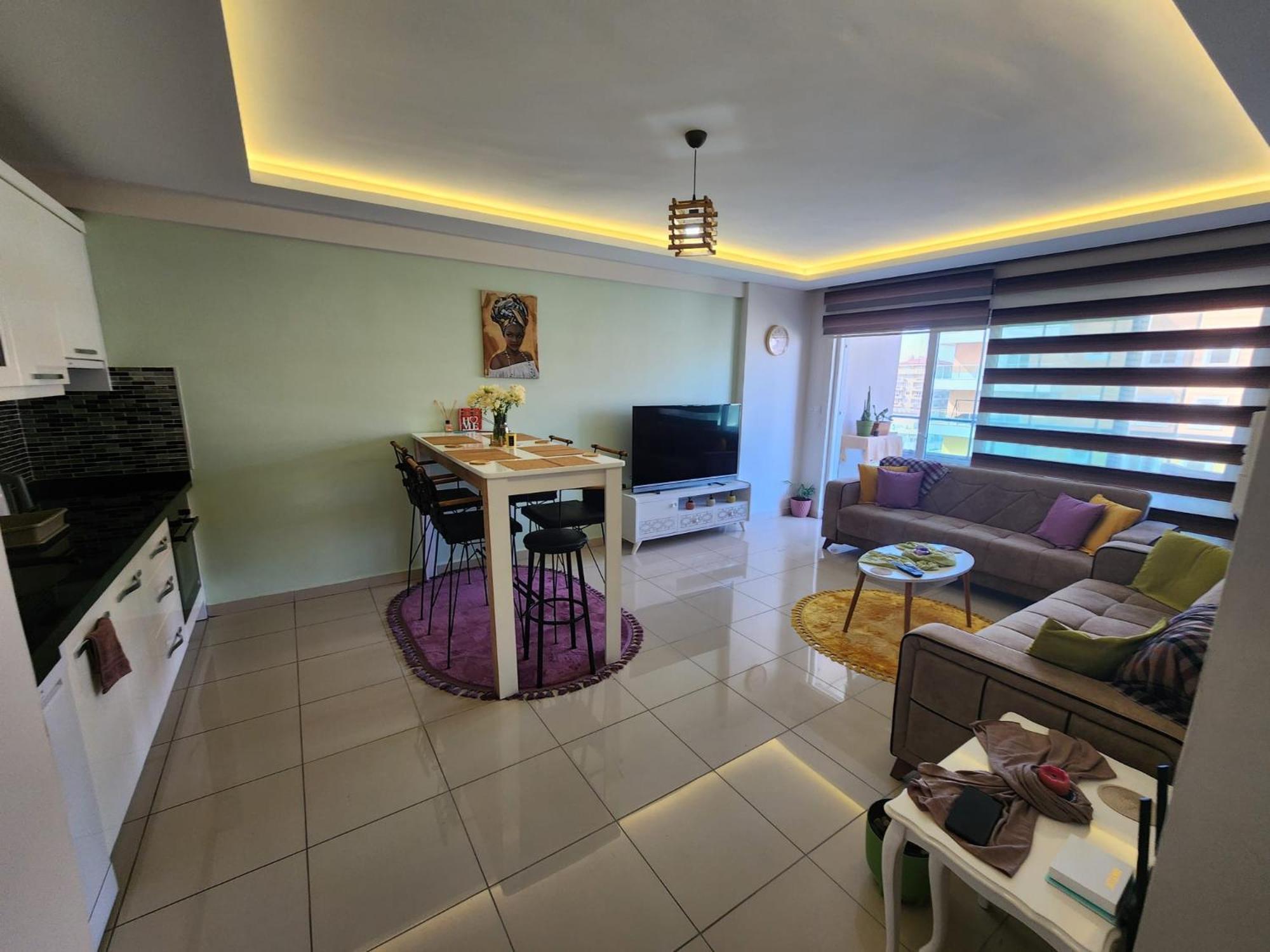 Cozy Sea View Next To The Beach, In The Mid Of The Market, Saturday Bazar, Restaurants & Bars Etc, Alanya Mahmutlar! Apartment Екстериор снимка