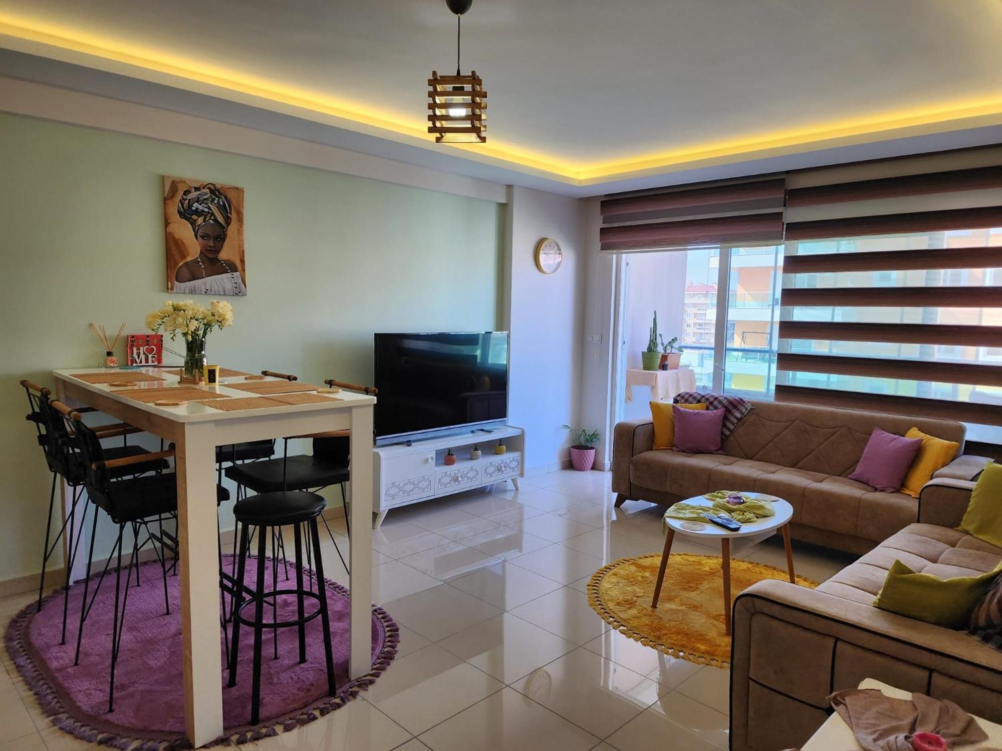 Cozy Sea View Next To The Beach, In The Mid Of The Market, Saturday Bazar, Restaurants & Bars Etc, Alanya Mahmutlar! Apartment Екстериор снимка